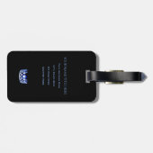 Miss USA Blue Crown Bagagelabel-Vertical Bagagelabel (Achterkant horizontaal)