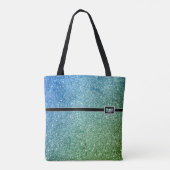 Miss USA Crown Pageant Faux Glitter Canvas tas (Achterkant)