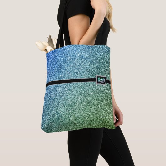 Miss USA Crown Pageant Faux Glitter Canvas tas (Dichtbij)