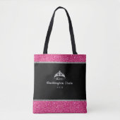 Miss USA Crown Titel Tote Bag (Voorkant)