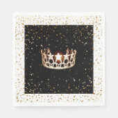 Miss USA Gold Crown Gold Sterren Papier Servet (Voorkant)