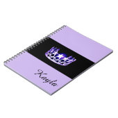 Miss USA Lavender Crown Notitieboek - Aangepaste n (Linkerzijde)