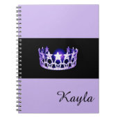 Miss USA Lavender Crown Notitieboek - Aangepaste n (Voorkant)