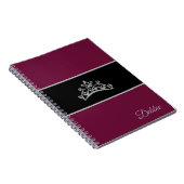Miss USA Notitieboek Pageant Silver Crown (Rechterzijde)