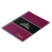 Miss USA Notitieboek Pageant Silver Crown (Linkerzijde)