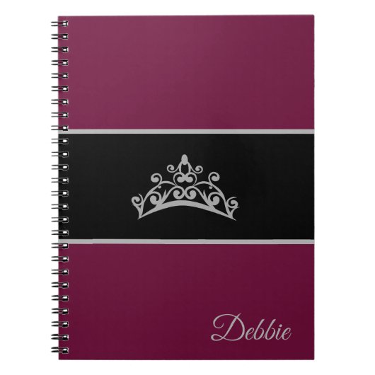 Miss USA Notitieboek Pageant Silver Crown (Voorkant)