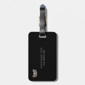 Miss USA Silver Crown Bagagelabel (Achterkant verticaal)