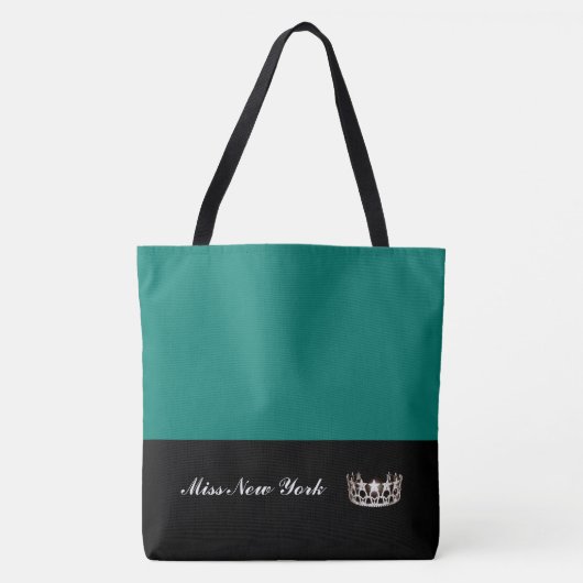 Miss USA Silver Crown Canvas tas-Large Bahama Tote Bag (Voorkant)