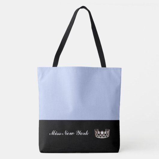 Miss USA Silver Crown Canvas tas-LRGE Frost Tote Bag (Voorkant)