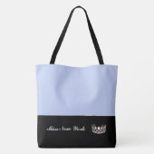 Miss USA Silver Crown Canvas tas-LRGE Frost Tote Bag (Achterkant)