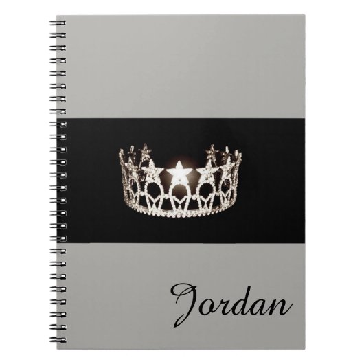 Miss USA Silver Crown Notitieboek Naam op maat (Voorkant)