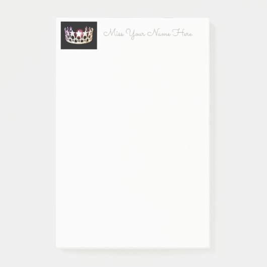Miss USA Silver Crown Post-it-Notes Post-it® Notes (Voorkant)