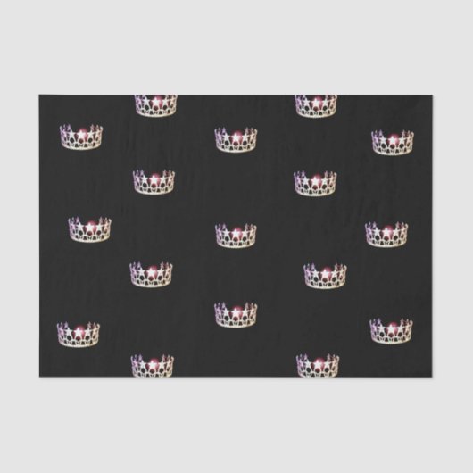 Miss USA Silver Crown Tissue Paper Tissuepapier (Voorkant)
