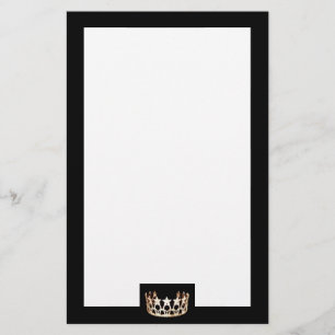 Miss USA State stijl Crown Stationery Briefpapier