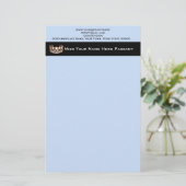 Miss USA stijl briefhoofd briefpapier (Staand voorkant)