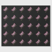 Miss USA stijl Crown Christmas Wrapping Paper Cadeaupapier (Vlak)