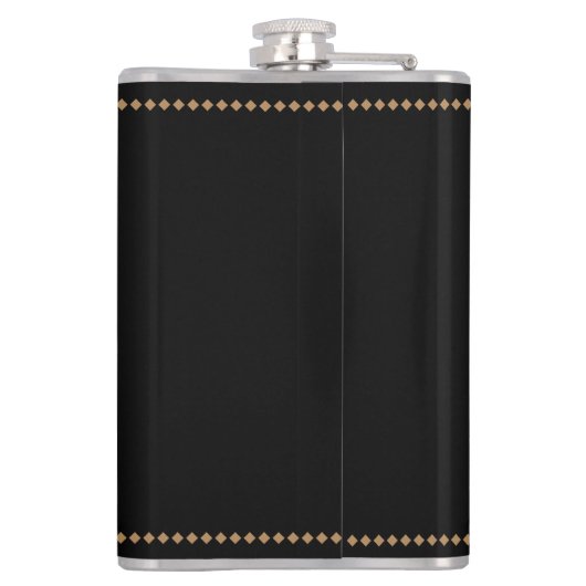 Miss USA stijl Crown Flask Custom Naam Heupfles (Achterkant)