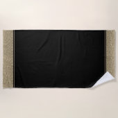 Miss USA stijl Glitter Beach Towel Strandlaken (Voorkant)