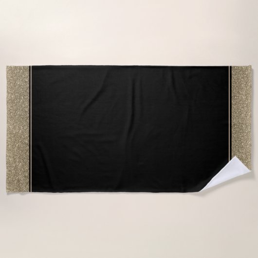 Miss USA stijl Glitter Beach Towel Strandlaken (Voorkant)