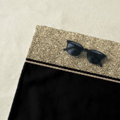 Miss USA stijl Glitter Beach Towel Strandlaken (In situ)