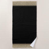 Miss USA stijl Glitter Beach Towel Strandlaken (Voorkant)