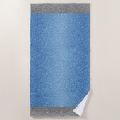 Miss USA stijl Glitter Beach Towel Strandlaken (Voorkant)