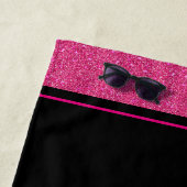Miss USA stijl Glitter Pageant Beach Towel Strandlaken (In situ)