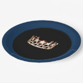 Miss USA stijl Gold Crown 9" Papieren Borden Papieren Bordje (Gekanteld)