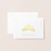 Miss USA stijl Pageant Folie Tiara Mini Kaart (Voorkant met envelop)