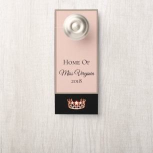 Miss USA stijl Pageant Peach Crown door Hanger