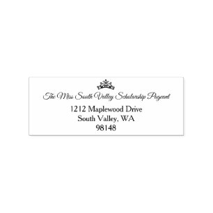 Miss USA stijl Pageant Rubber Stamp Rubberstempel