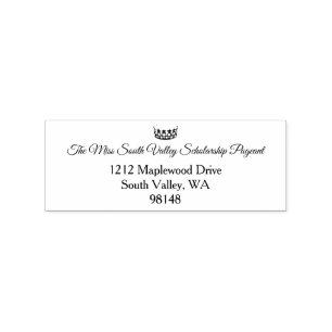 Miss USA stijl Pageant Rubber Stamp Rubberstempel