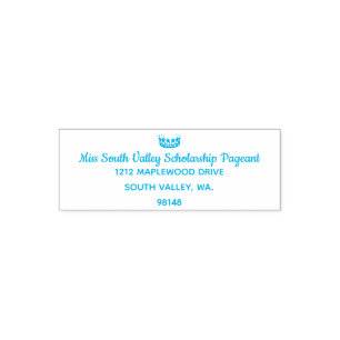 Miss USA stijl Pageant Rubber Stamp Zelfinktende Stempel