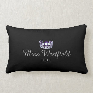 Miss USA stijl Persoonlijke naam Crown Pillow Kussen