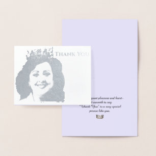 Miss USA Style Folie Crown-met Fotobegroeting Kaarten