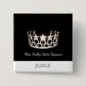 Miss USA Style Judges Custom Button Pin (Voorkant)