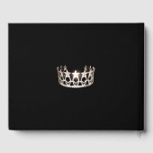 Miss USA type Silver Crown Guest Book Gastenboek (Achterkant)