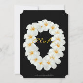 Miss USA Zilveren Kroon Plumeria Awards Balprogram Kaart (Achterkant)