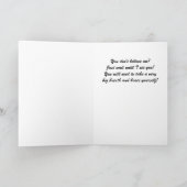 Miss Uw Kisses Paper Wenskaart Kaart (Binnen)