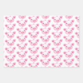 Miss Uw Kute Face Wrapping Paper Sheets (Voorkant 3)