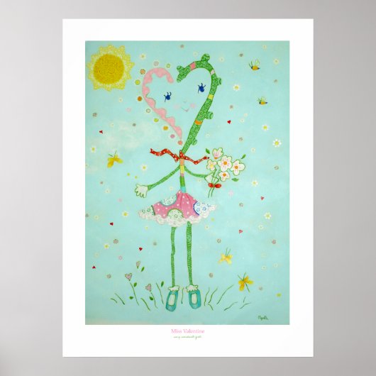 Miss Valentijn print (Voorkant)