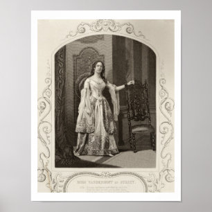 Miss Vandenhoff als Juliet, Act III Scene 1 van 'R Poster