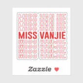 Miss Vanjie Sticker (Vel)