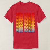 Miss Vanjie T-shirt (Design voorkant)