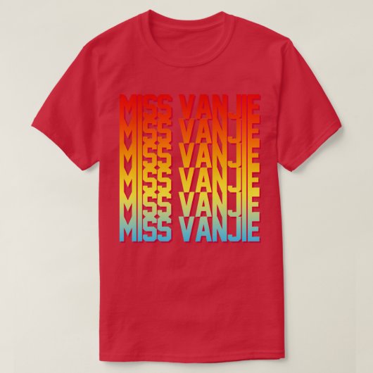 Miss Vanjie T-shirt (Design voorkant)