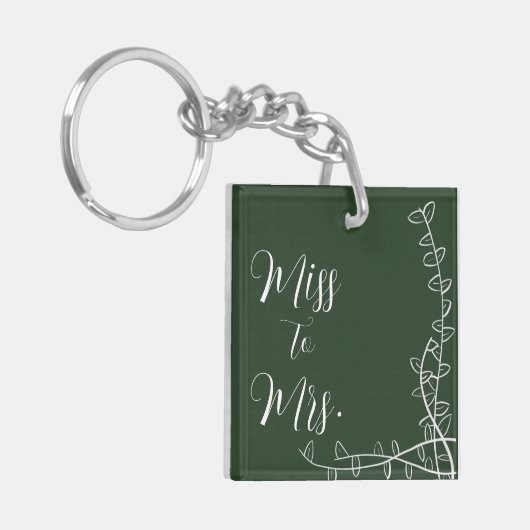 Miss voor Mrs Sleutelhanger (Voorkant Links)