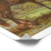 Miss Woodford beroemd  Amerikaans Racehorse Poster (Hoek)