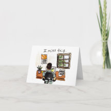 Miss Ya| Medewerkerskaart die op afstand werkt