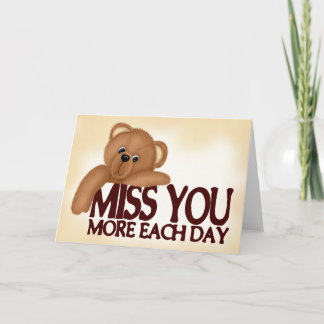 Miss You Beer Kaart
