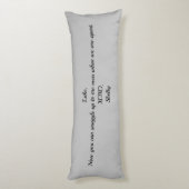 Miss you body pillow voor romantische partner lichaamskussen (Achterkant (Verticaal))